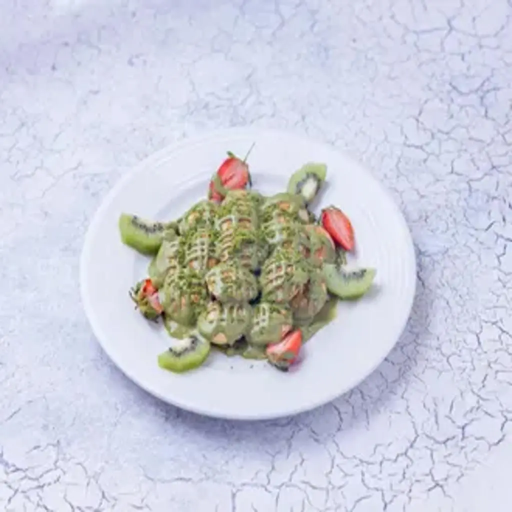 Mini Pistachio Pancakes